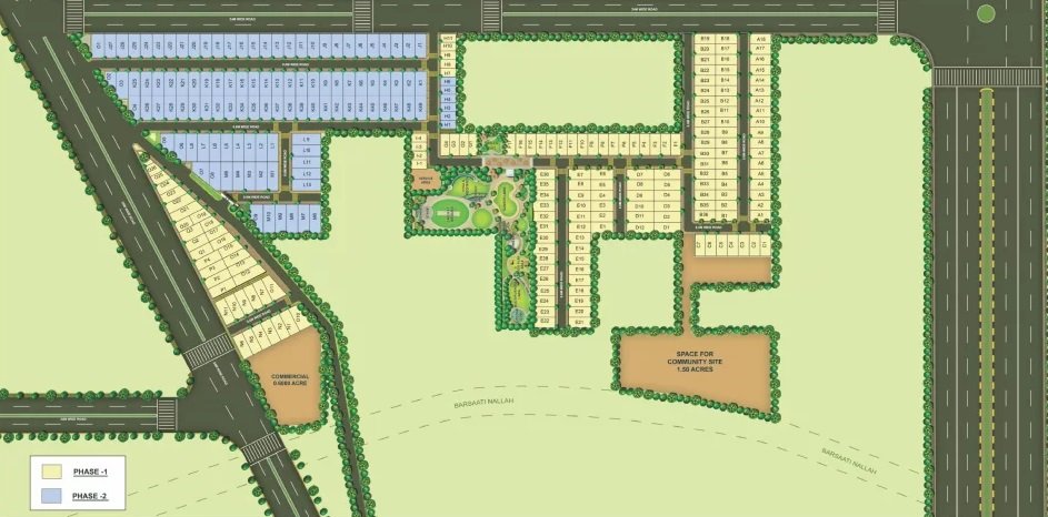 Paras-Ekam-Homes-Site-Plan