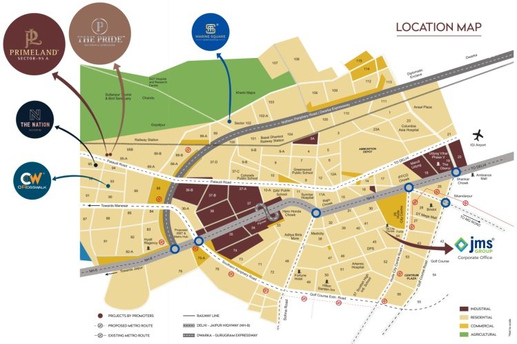 jms-the-pride-sector-95a-gurgaon-site-plan