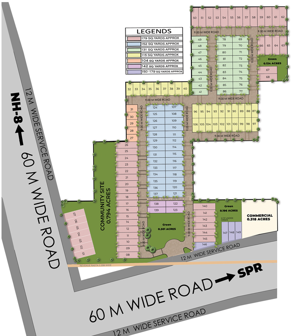 mapsko-aspr-hills-sector-78-gurugram-site-plan