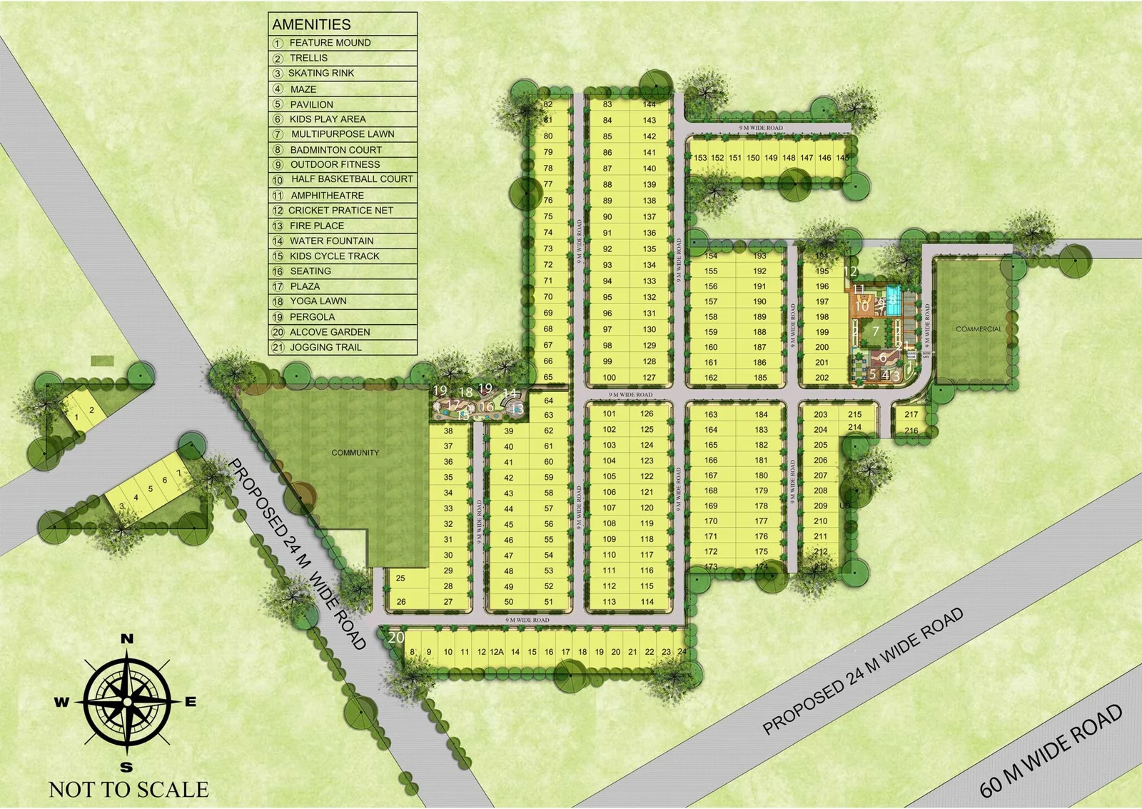 Jms-the-pearls-sector-95-gurgaon-site-plan