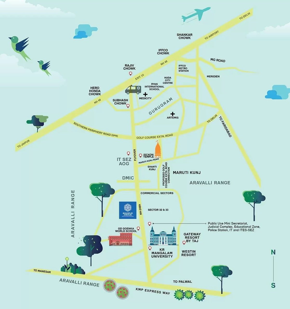 Nkv-golden-avenue-location-map